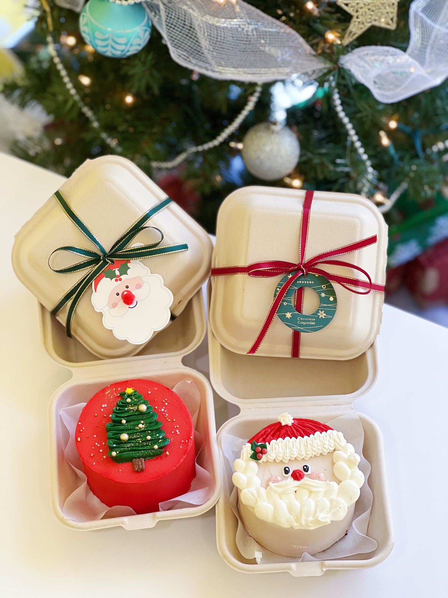 Christmas Bento Box Cake (1pcs)