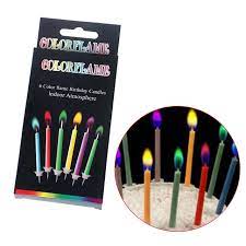 Color Flame Candles (6pcs)