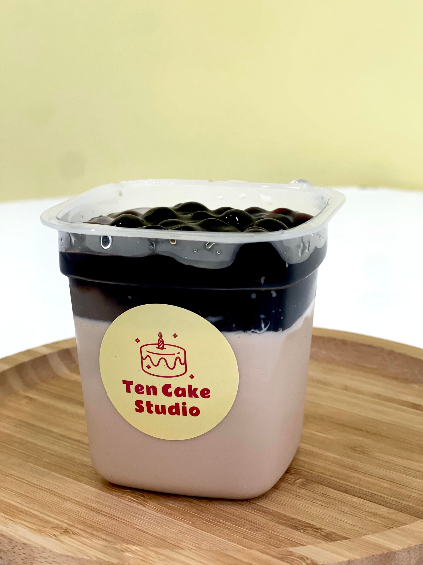 Earl Grey Panna Cotta w/ Crystal Boba