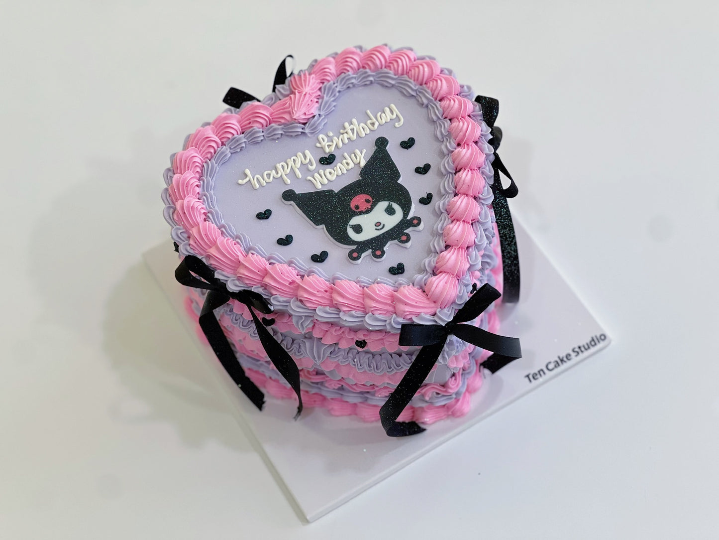 Kuromi Heart Cake
