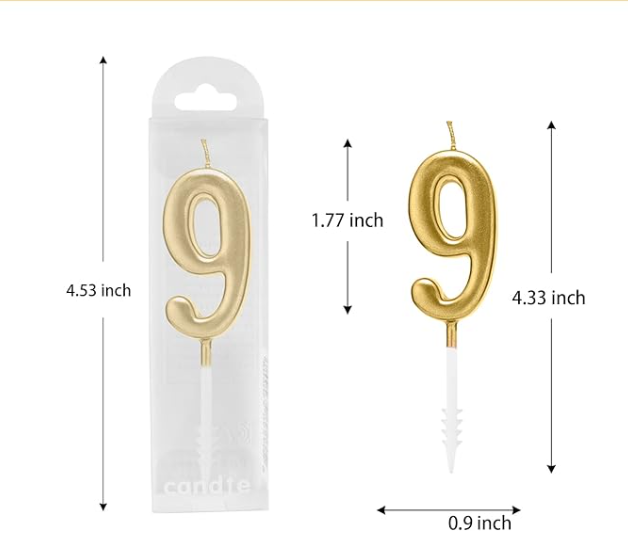 Number Candle (1pcs)