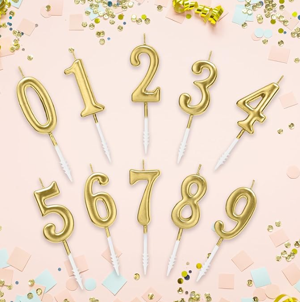 Number Candle (1pcs)