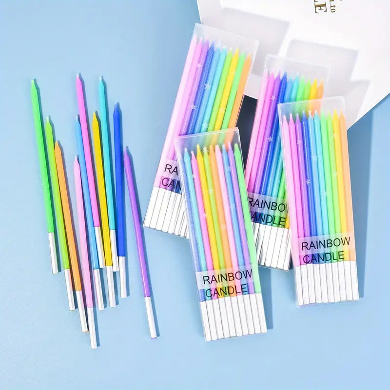 Rainbow Candles (10)