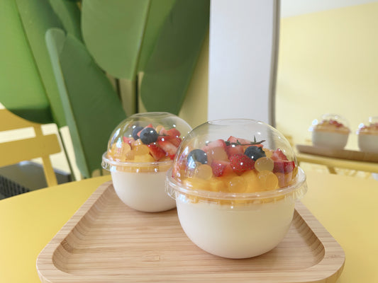 Mango Coconut Panna Cotta