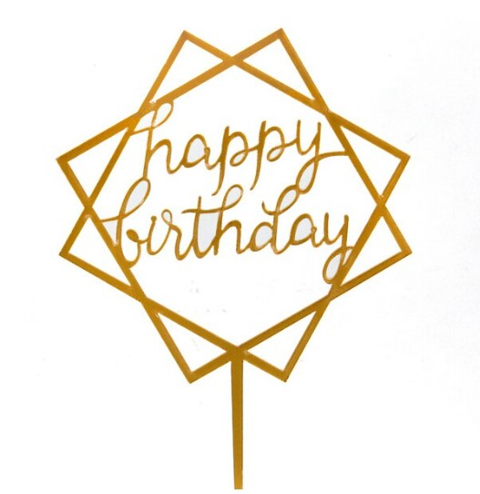 Happy Birthday Topper