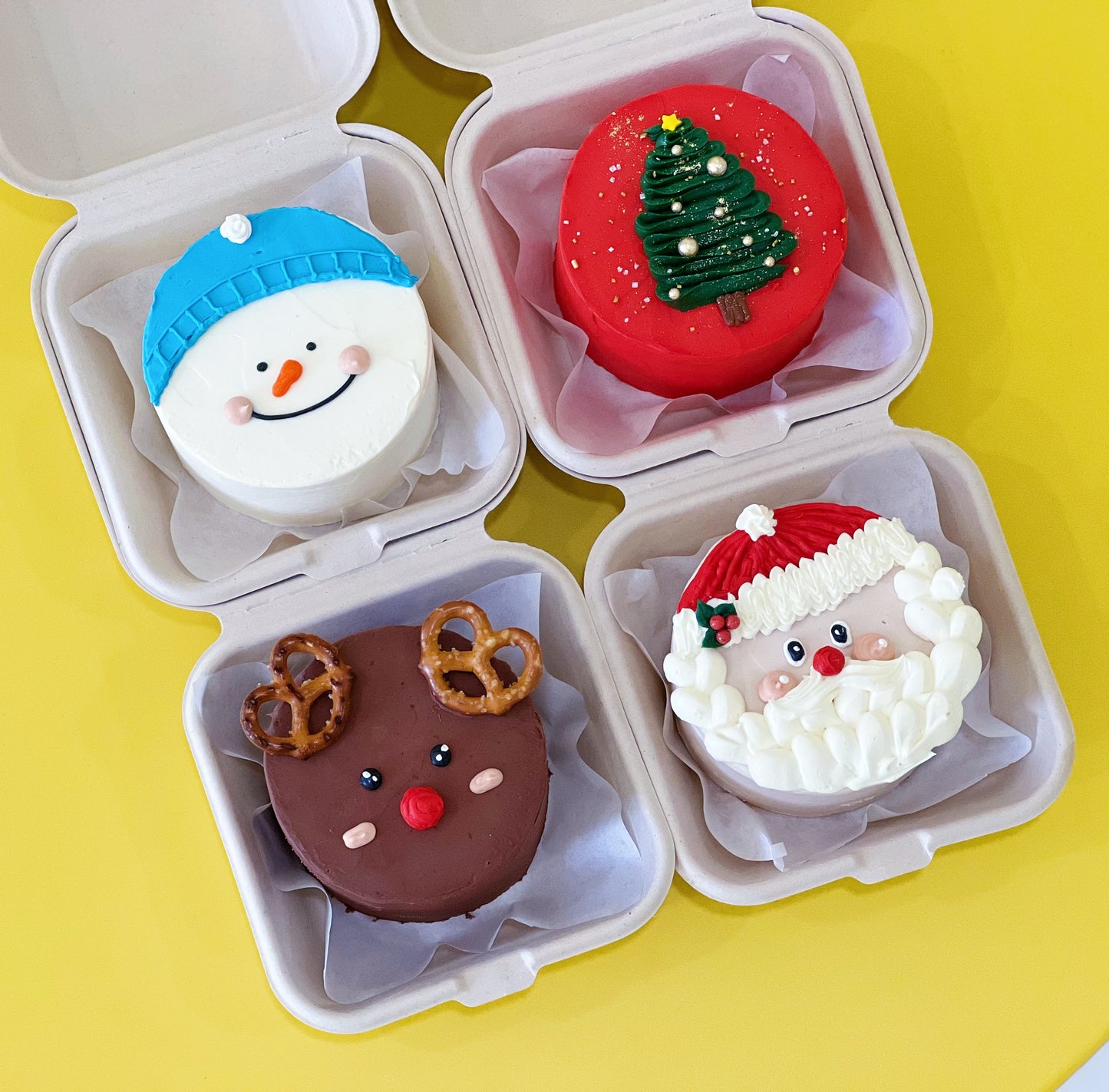 Christmas Bento Box Cake (1pcs)