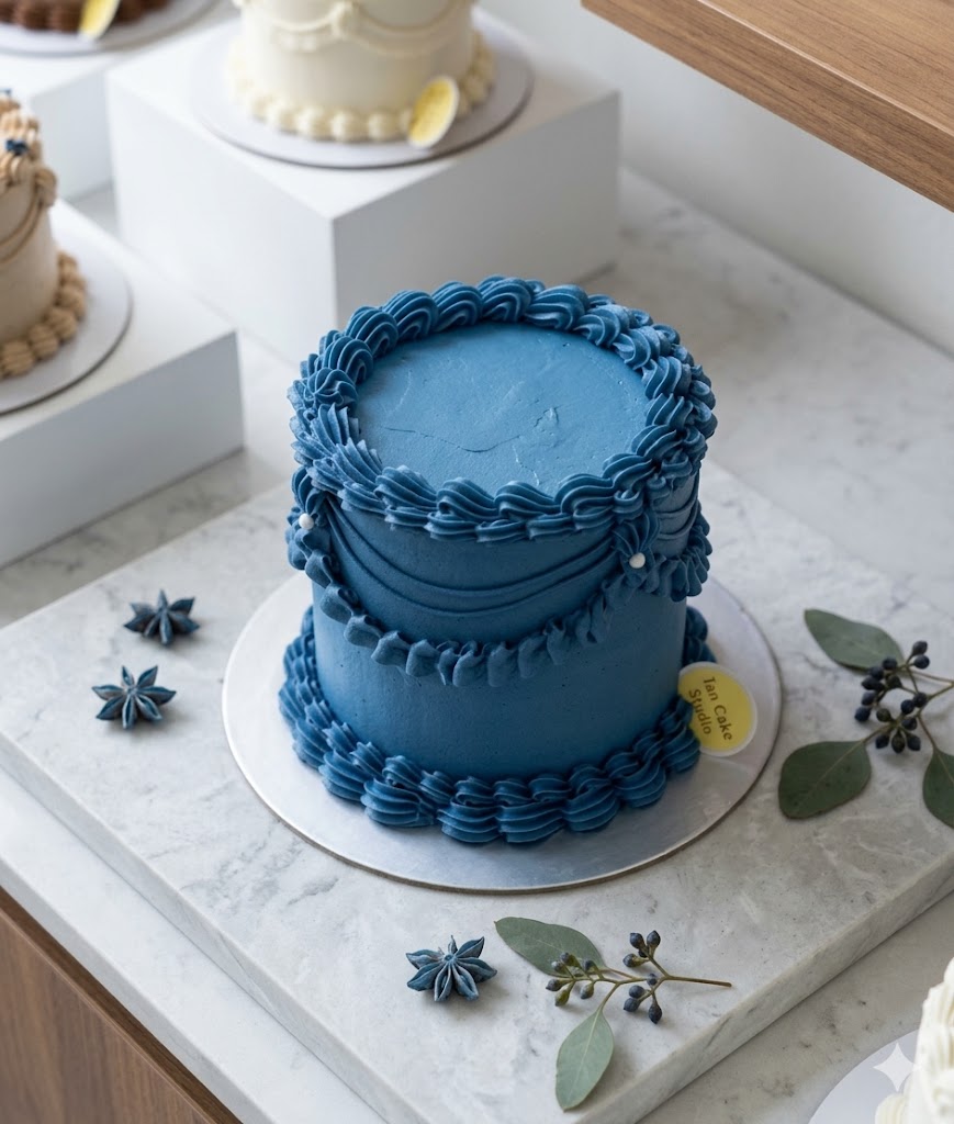Royal Blue Mini Cake